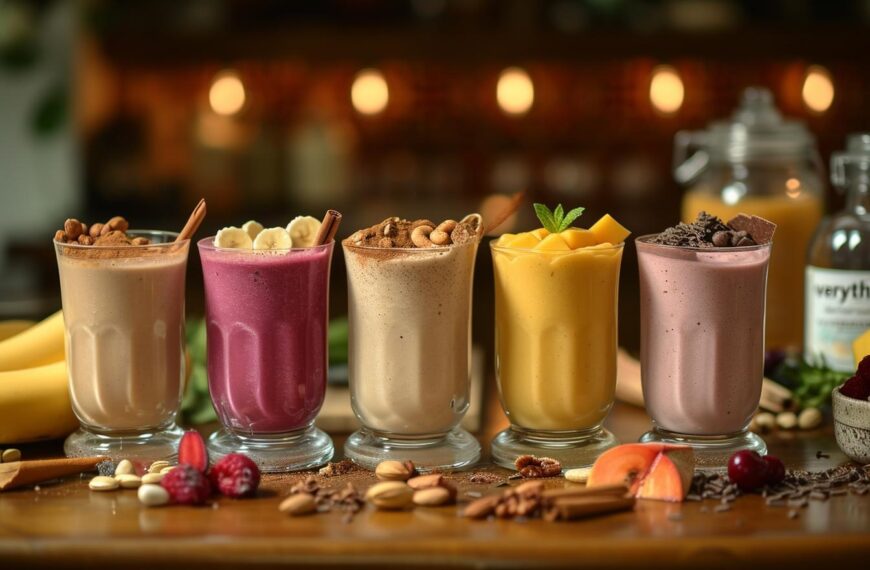 Cinque ricette deliziose di smoothie proteici per aumentare la massa muscolare